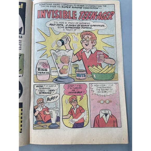 Archie Series Mad House Comics #103 August 1976 Vintage Comic Book Humor - Picture 5 of 7